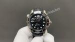 Omega Seamaster 300m 2824 Movement 42mm Green/Black Face SS/Rubber Band Watch